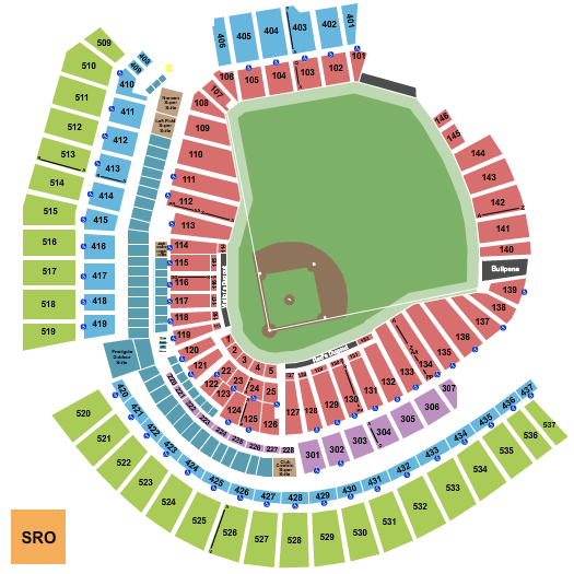 Great American Ball Park Seating Chart